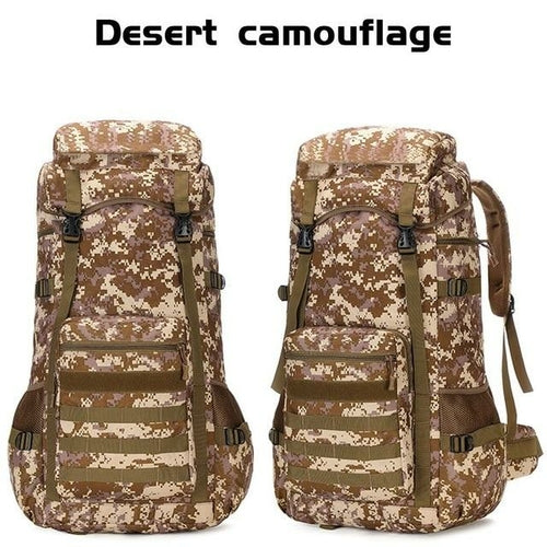 Waterproof Outdoor Camping 70L Military Backpack